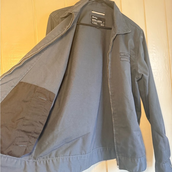 RVCA Navy Blue Lightweight Bomber Jacket - Picture 7 of 7